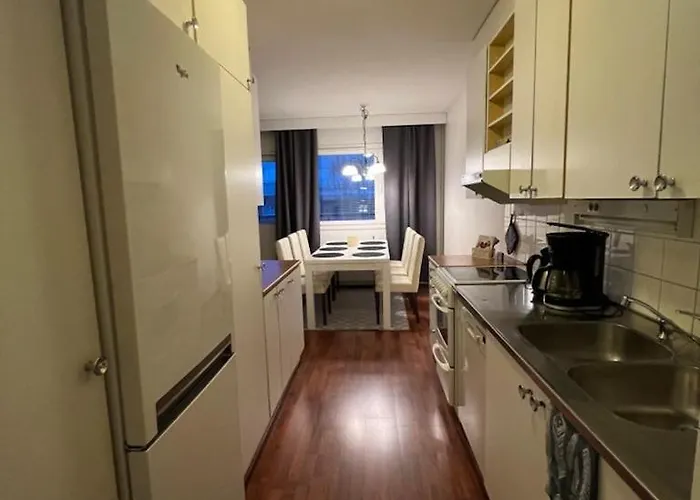 Two Room Apartment With A Private Sauna From The Center
